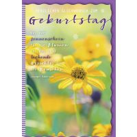 Geburtstag   Glückwunschkarte mit Umschlag Blume...