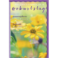 Geburtstag   Glückwunschkarte mit Umschlag Blume...