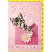 Geburtstag   Glückwunschkarte mit Umschlag...