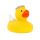 Engel Ente gelb Anlassente Quietscheente Badeente ca. 8 cm gross