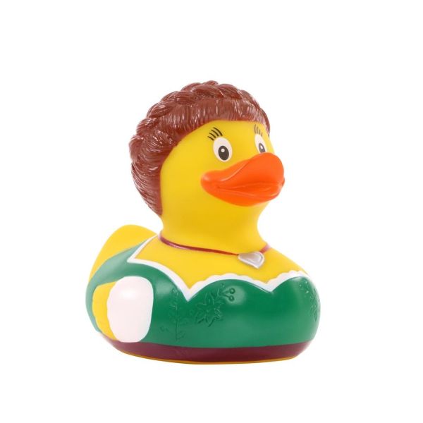 Dirndl Bayerin Quietscheente Badeente ca. 8 cm gross Bayern