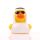 Scheich Quietscheente Badeente ca. 8 cm gross OPEC-Ente Wüstenente Araber