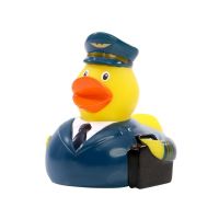 Pilot Quietscheente Badeente ca. 8 cm gross