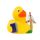 Alternative Energien Quietscheente Badeente ca. 8 cm gross Solarenergie Windkraft
