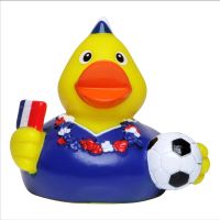 Fußballfan Frankreich Sportente Quietscheente Badeente ca. 8 cm gross