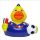 Fußballfan Frankreich Sportente Quietscheente Badeente ca. 8 cm gross