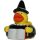 Zauberer Magier Quietscheente Badeente ca. 8 cm Hexer Hexenmeisterin