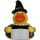 Zauberer Magier Quietscheente Badeente ca. 8 cm Hexer Hexenmeisterin