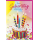 Geburtstag   Glückwunschkarte mit Umschlag Muffin Kerzen Konfetti Alles Liebe
