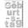 Geburtstag Glückwunschkarte mit Umschlag Buchstaben mit Prägung Alles Gute