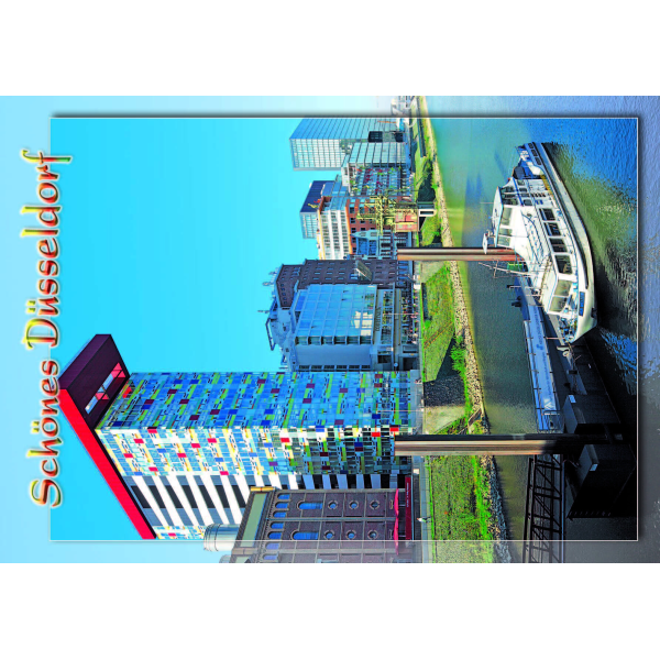 Postkarte Ansichtskarte Düsseldorf Weltpostkarte im Format 10,5 x 15cm Schönes Düsseldorf