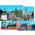 Postkarte Ansichtskarte Düsseldorf Weltpostkarte im Format 10,5 x 15cm Burgplatz