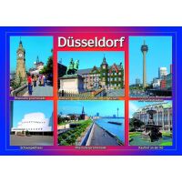 Postkarte Ansichtskarte Düsseldorf Weltpostkarte 6...