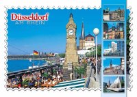 12-DUS-017 Decard - Düsseldorf - Postkarte -...