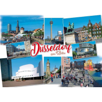 Postkarte Ansichtskarte Düsseldorf Weltpostkarte im...