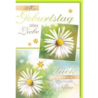 Geburtstag Margeriten Liebe Glück...