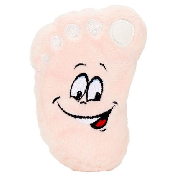 A Fuß Schmoozies Tabletreiniger Displayreiniger Minifeet kleines Stofftier