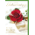 Geburtstag Glückwunschkarte mit Umschlag Geschenk Rose Beste Glückwünsche