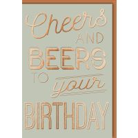 Geburtstag Glückwunschkarte mit Umschlag Cheers and...
