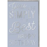 Geburtstag Glückwunschkarte mit Umschlag Simply The...