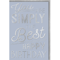 Geburtstag Glückwunschkarte mit Umschlag Simply The...