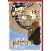 Geburtstag Glückwunschkarte mit Umschlag - Erlebe...