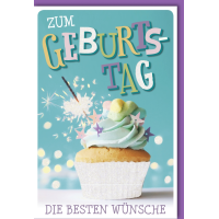 Geburtstag Glückwunschkarte mit Umschlag...