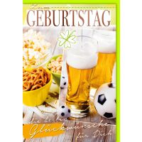 Geburtstag Glückwunschkarte mit Umschlag Snack-Pause