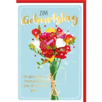 Geburtstag Fantasieblumenstrauß Freundschaft und...