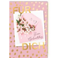 A Geburtstag Blumen Für Dich Glückwunschkarte...
