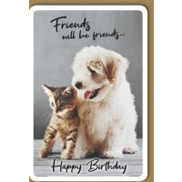 Geburtstag Glückwunschkarte mit Umschlag - Friends...