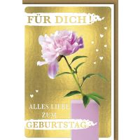 A Geburtstag Karte mit Umschlag "Für...