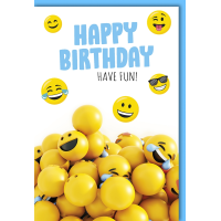 Geburtstag Glückwunschkarte mit Umschlag Have Fun!...