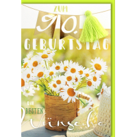 90. Geburtstag Glückwunschkarte mit Umschlag 90...