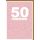 50. Geburtstag Glückwunschkarte mit Umschlag 50 Bunte Tupfen Die Beste
