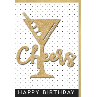 Geburtstag Glückwunschkarte mit Umschlag Longdrink...