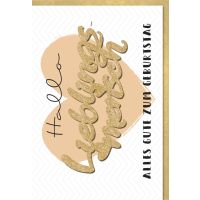 Geburtstag Glückwunschkarte mit Umschlag Hallo...