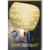 Geburtstag Glückwunschkarte mit Umschlag Licht im...