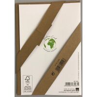 Geburt  Nature Cards unverpackte Glückwunschkarte mit Umschlag Baby Großes Glück