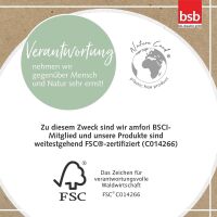 Geburt  Nature Cards unverpackte Glückwunschkarte mit Umschlag Baby Großes Glück