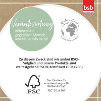 Geburt  Nature Cards unverpackte Glückwunschkarte mit Umschlag Baby Großes Glück