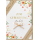 Geburtstag – Nature Cards – unverpackt - Glückwunschkarte im Format 11,5 x 17,5 cm mit Briefumschlag - Blumen am Rand
