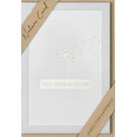 Trauer Beileid Nature Cards unverpackt Kondolenzkarte mit...