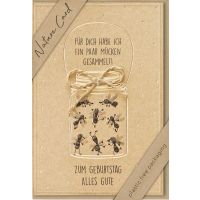 Geburtstag Nature Cards Unverpackte Geldkarte mit...