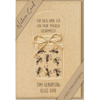 Geburtstag Nature Cards Unverpackte Geldkarte mit...