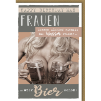 A Geburtstag Glückwunschkarte mit Umschlag Frauen...