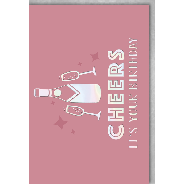 Geburtstag Glückwunschkarte mit Umschlag Cheers it`s your birthday