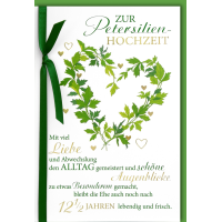 A Hochzeitstag 12,5 Jahre Hochzeitstag...