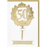 A Jubiläum Grußkarte mit Briefumschlag...