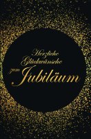 Jubiläum - Glückwunschkarte im Format 11,5 x 17...